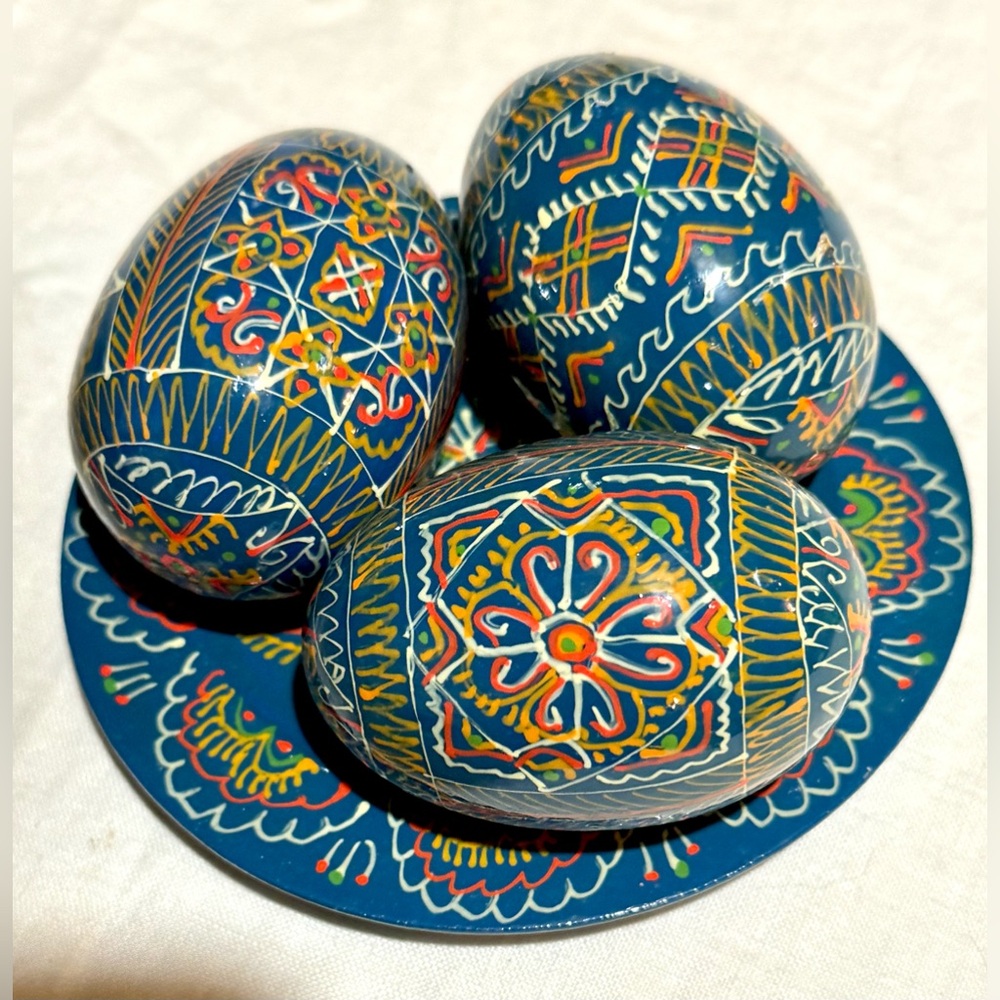 Hand painted Ukrainian eggs